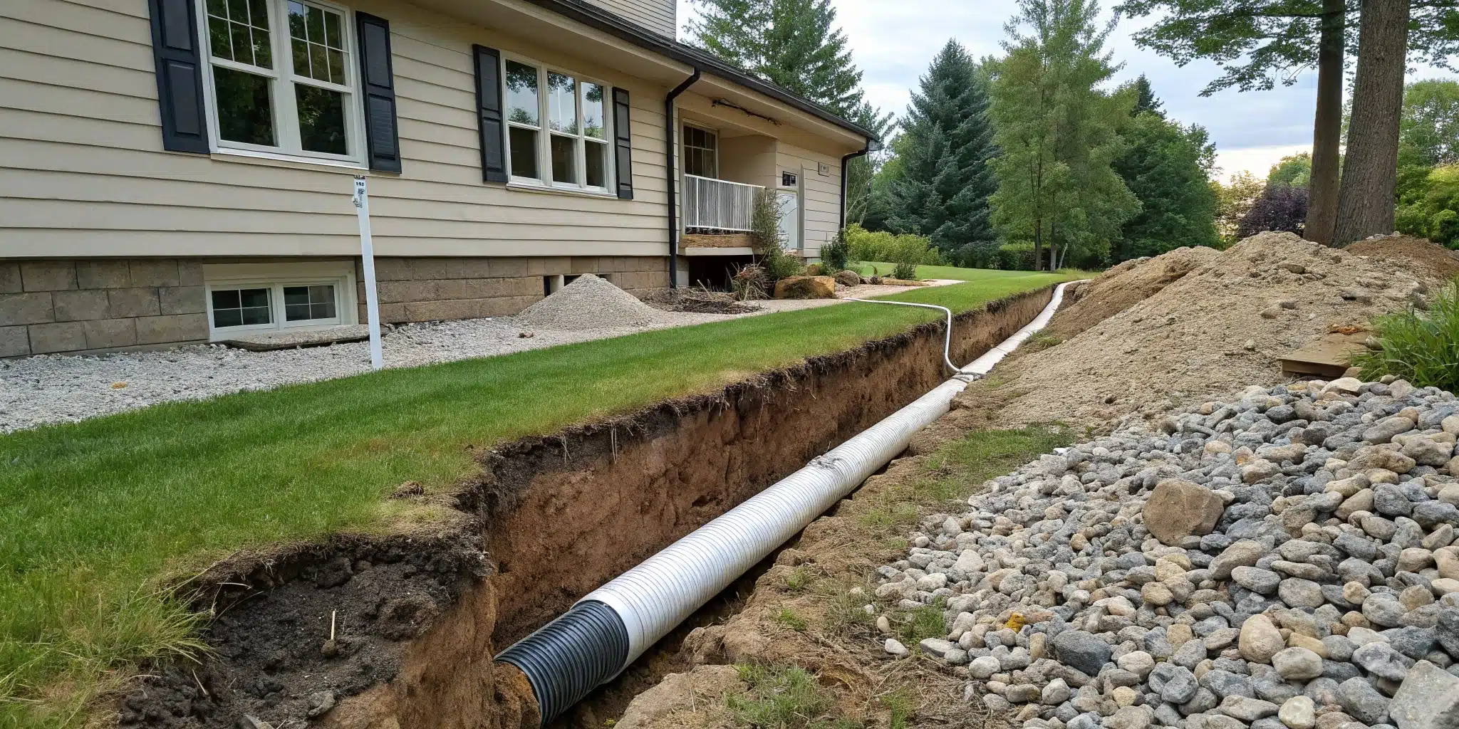 sewer line